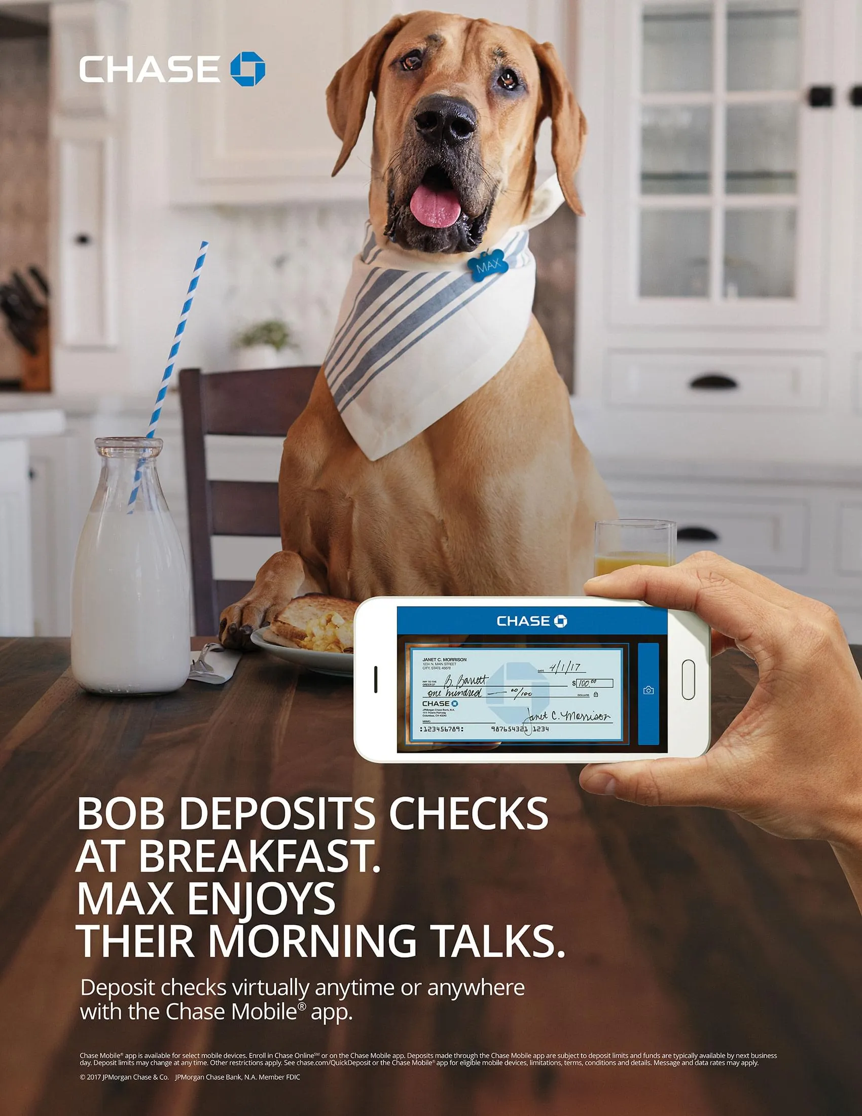 Chase - Mobile App - Quick Deposit