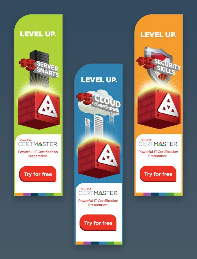 CompTIA Web Banners