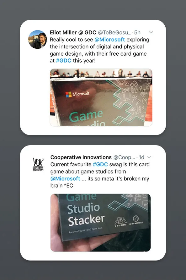 Microsoft Game Stack - Tweets