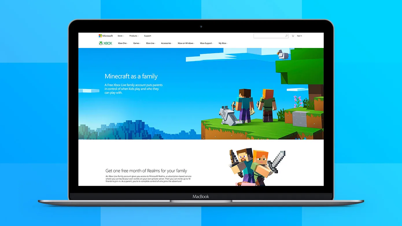 Minecraft - Landing Page